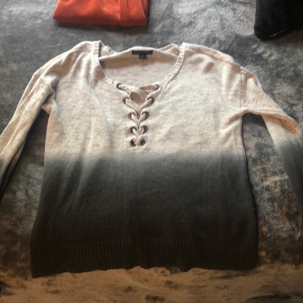 American Eagle grey blend sweater